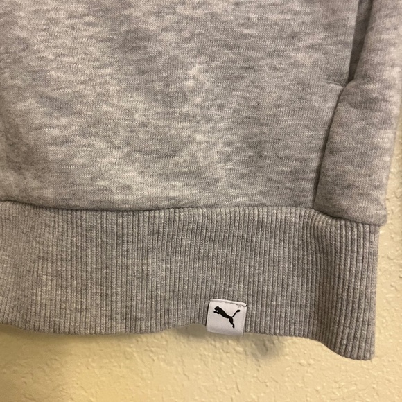 Puma Zip Up Jacket w/Pockets Women's Grey/White - Size S - Picture 4 of 8